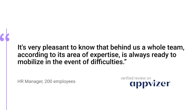 appvizer review customer quote